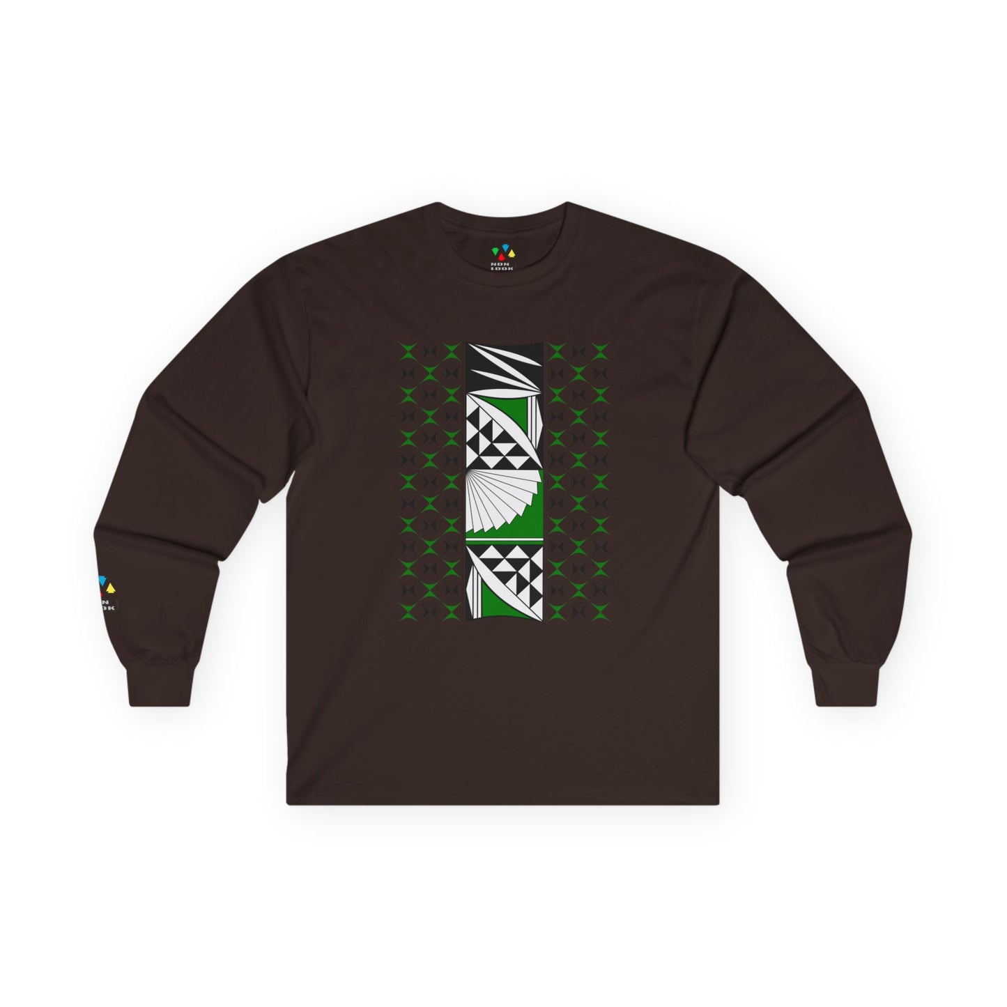 Southwest Sunrise in Green Unisex Long Sleeve Tee