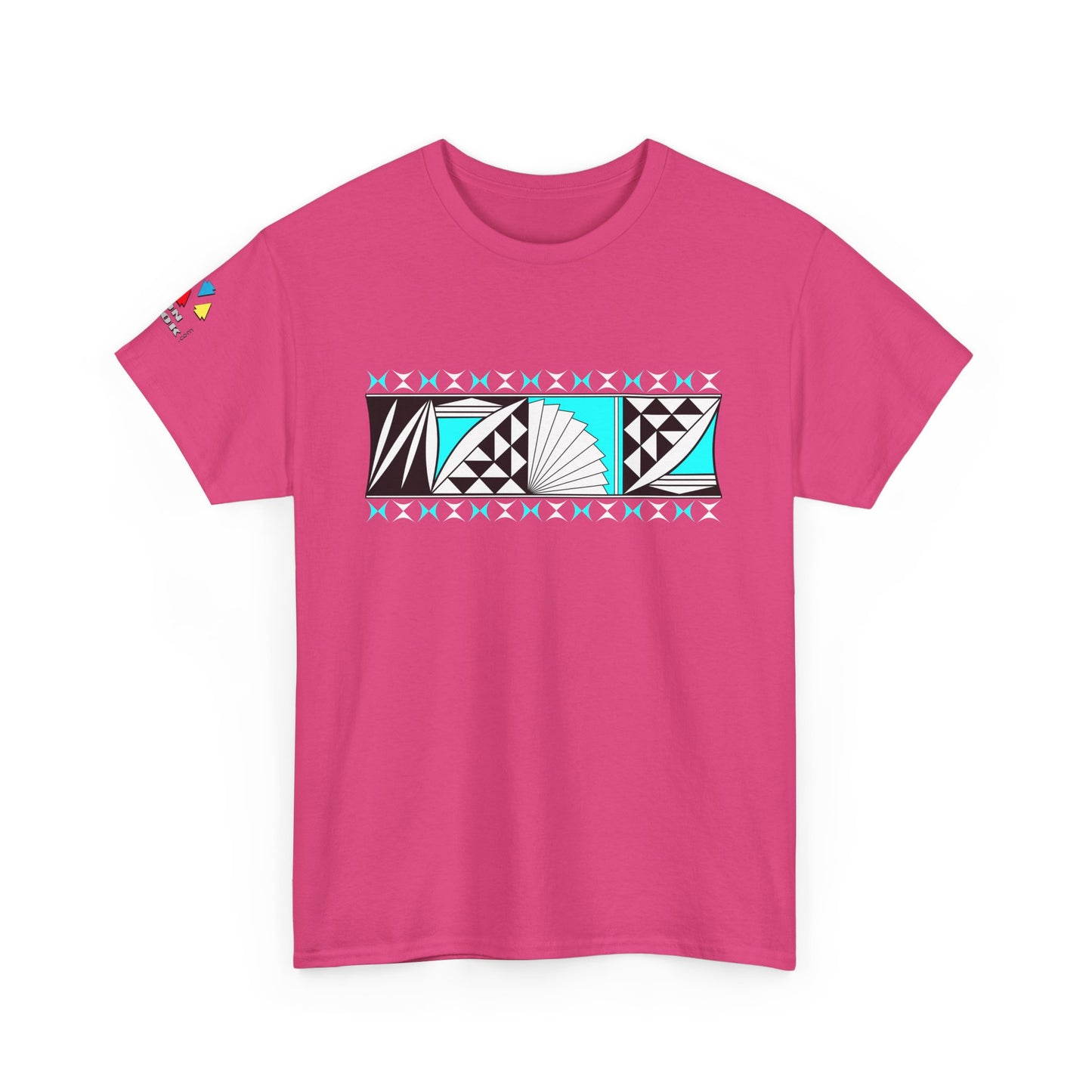 Southwest Sunrise 2 in Turquoise Gildan Unisex Tee