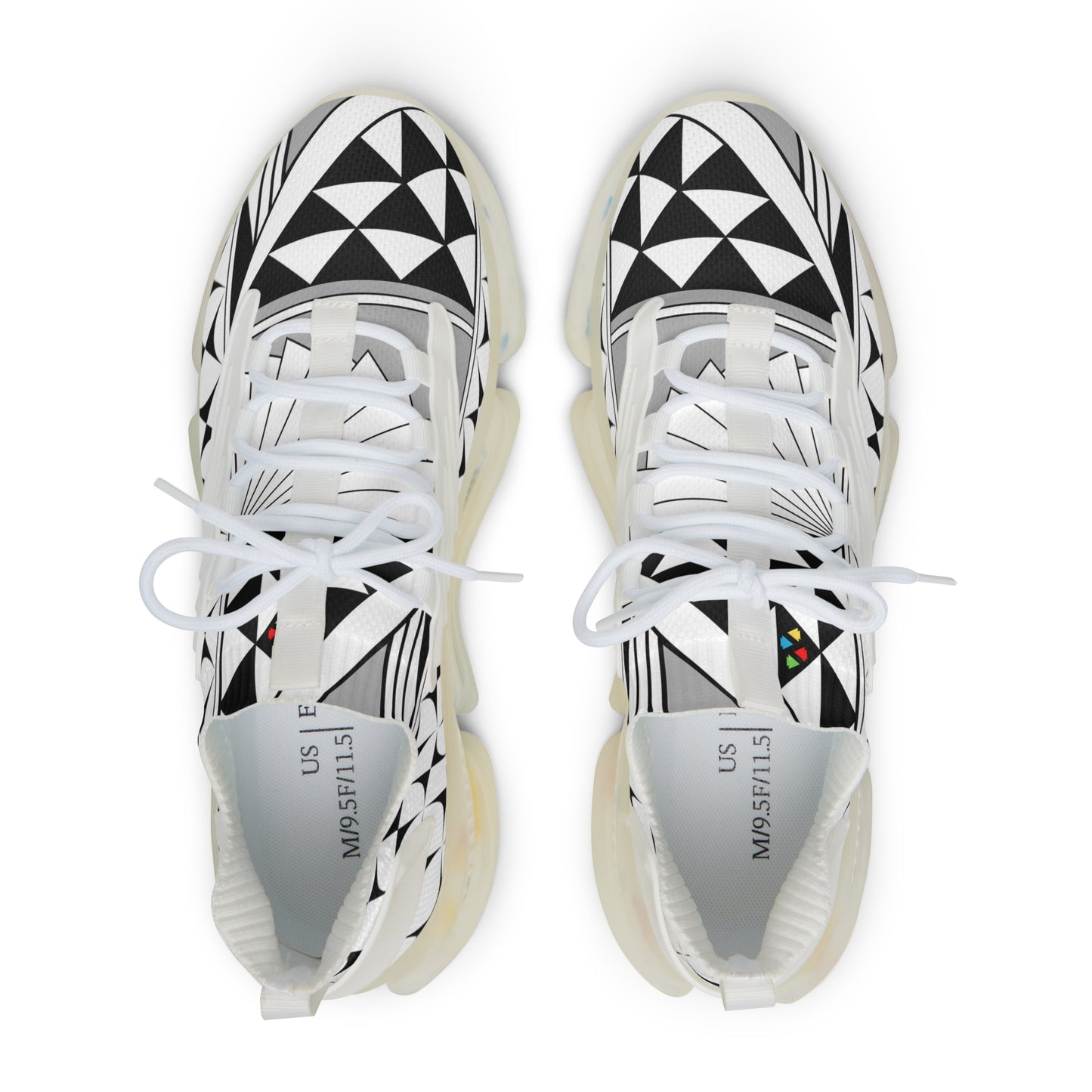 Southwest Sunrise in Gray Men's Mesh Sneakers