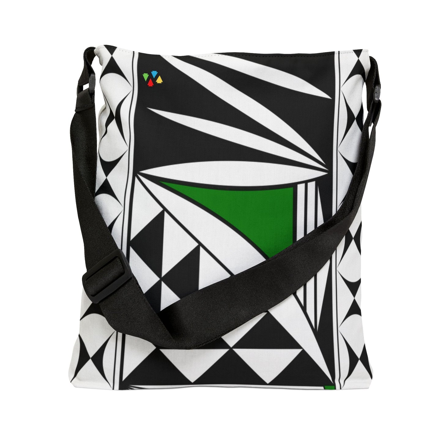 Green Southwest Sunrise Adjustable Tote Bag