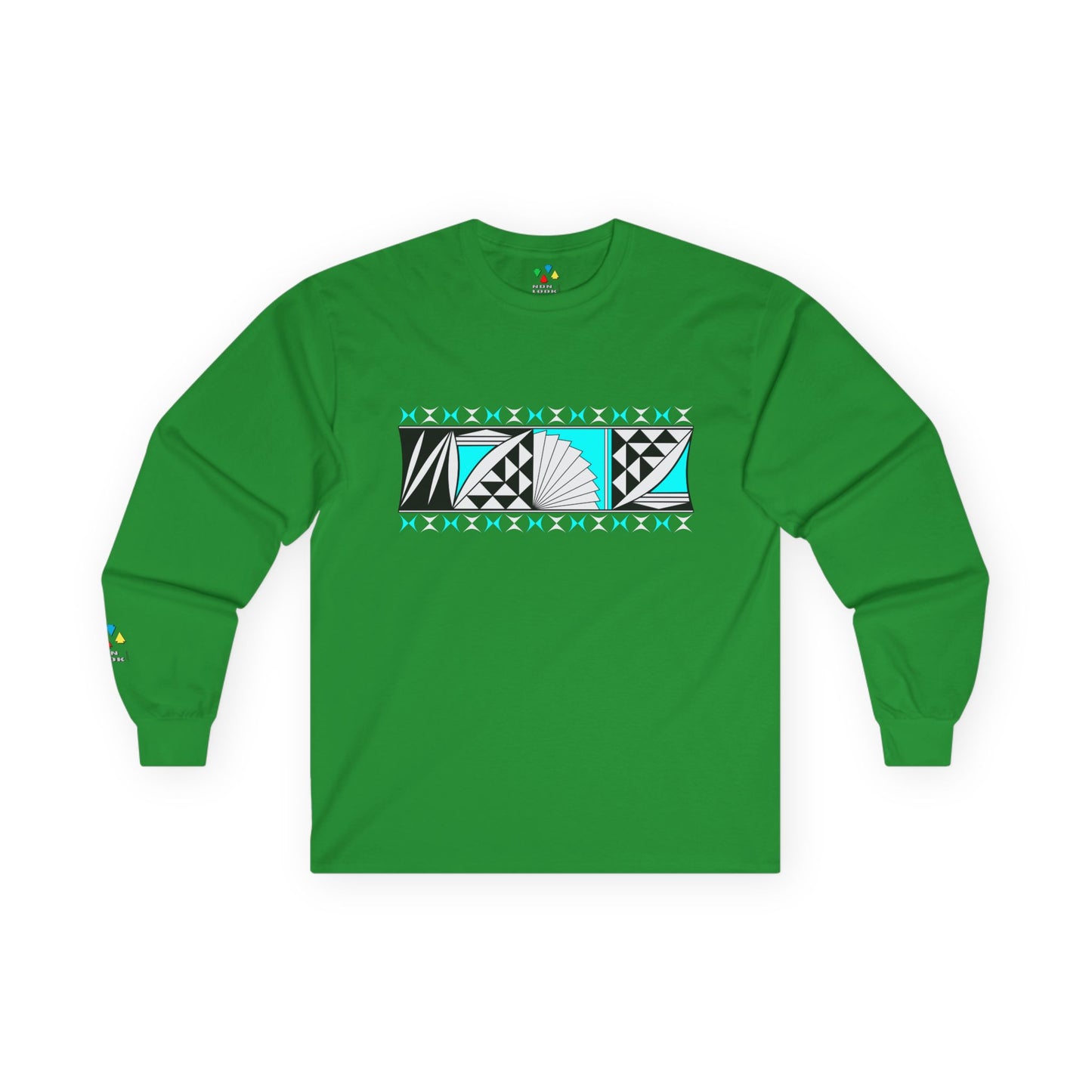 Southwest Sunrise in Turquoise Unisex Long Sleeve Tee