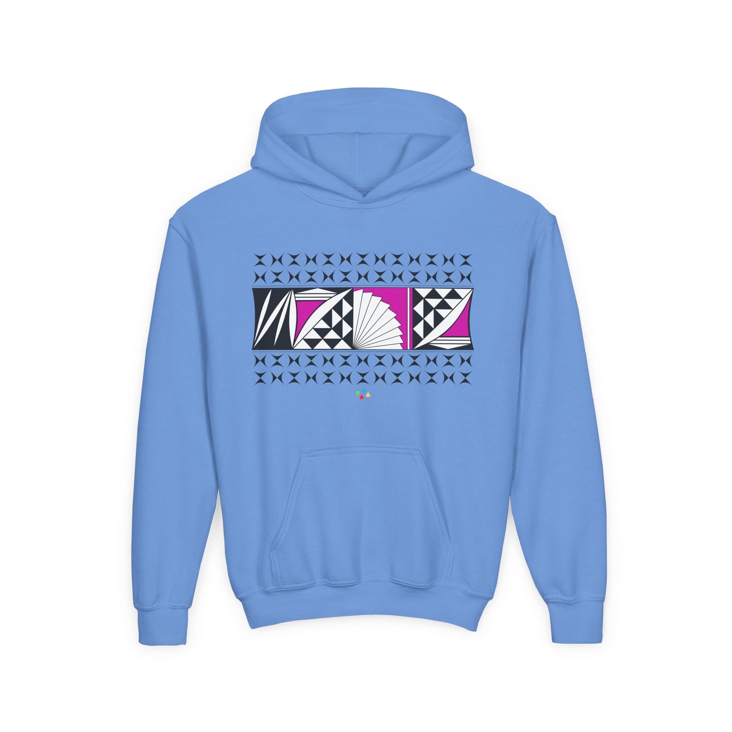 Pink Southwest Sunrise Youth Heavy Blend Hooded Sweatshirt