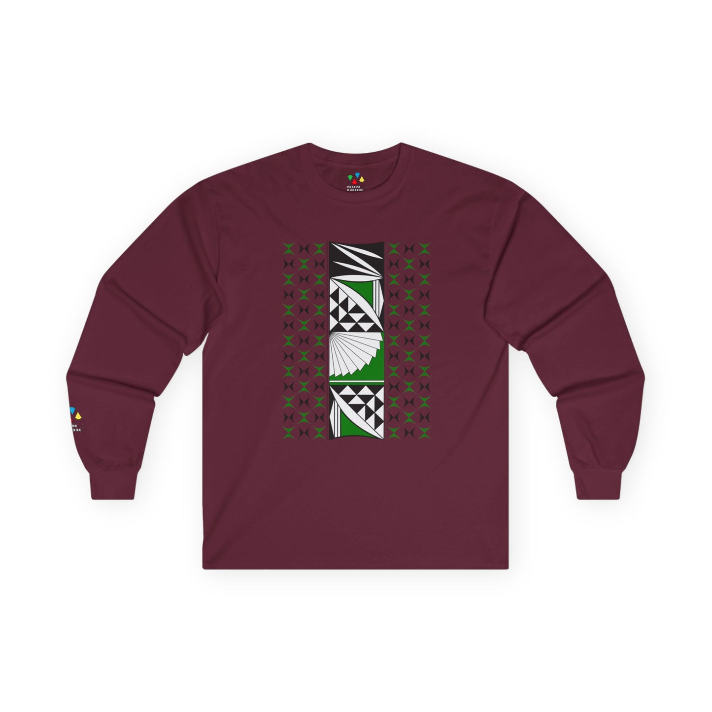 Southwest Sunrise in Green Unisex Long Sleeve Tee