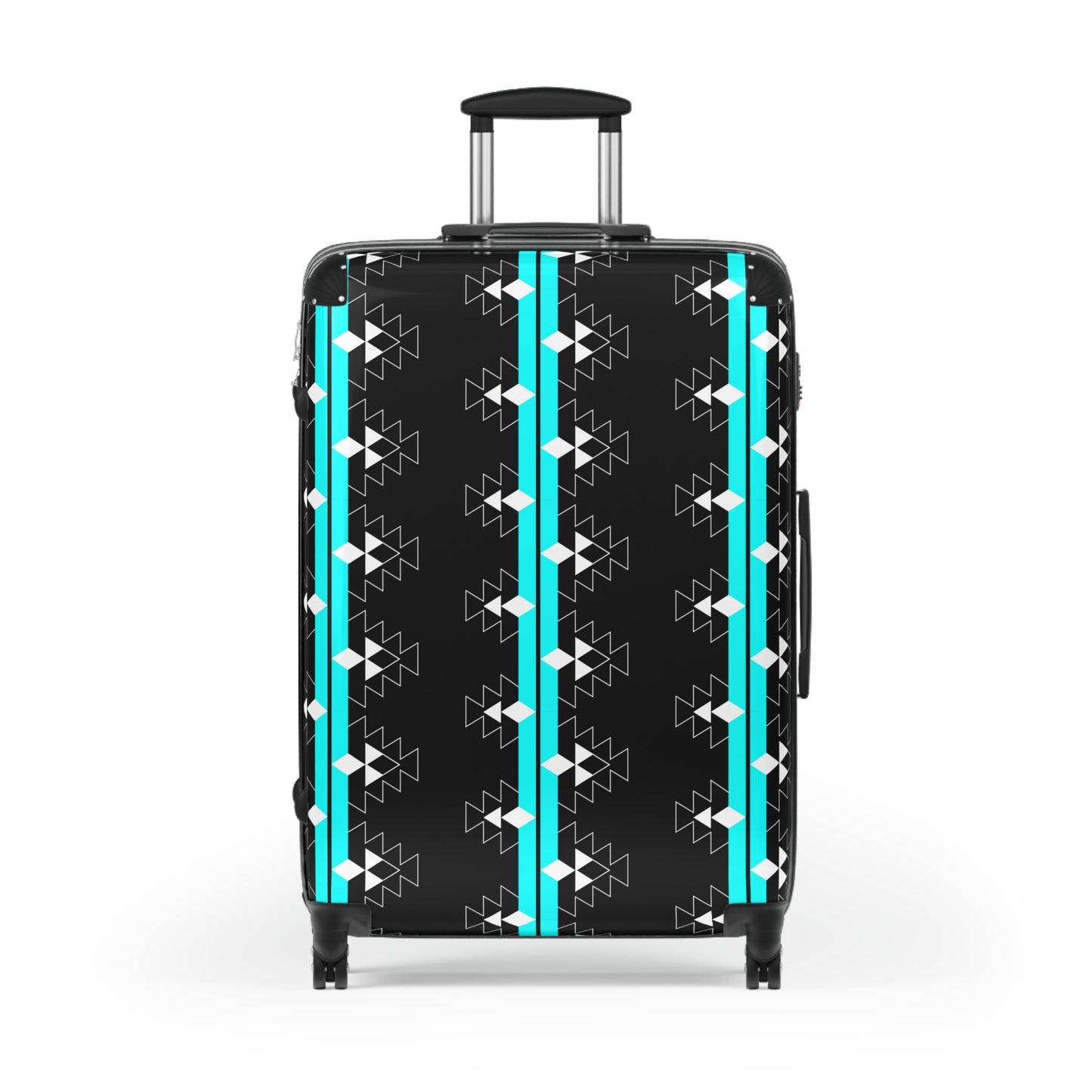 Turquoise Native Woven Stories Suitcases