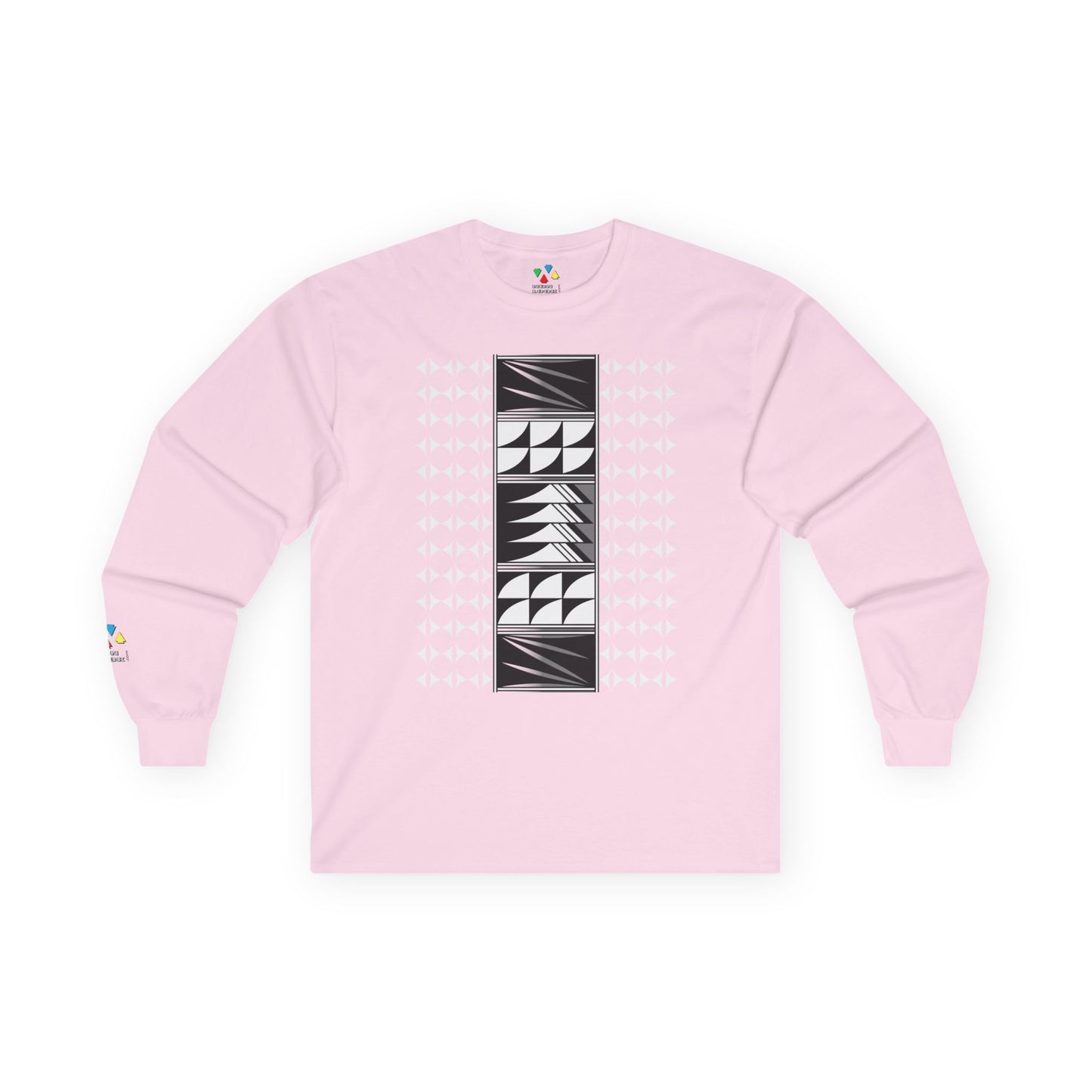 Feather Blessings in Gray Unisex Long Sleeve Tee