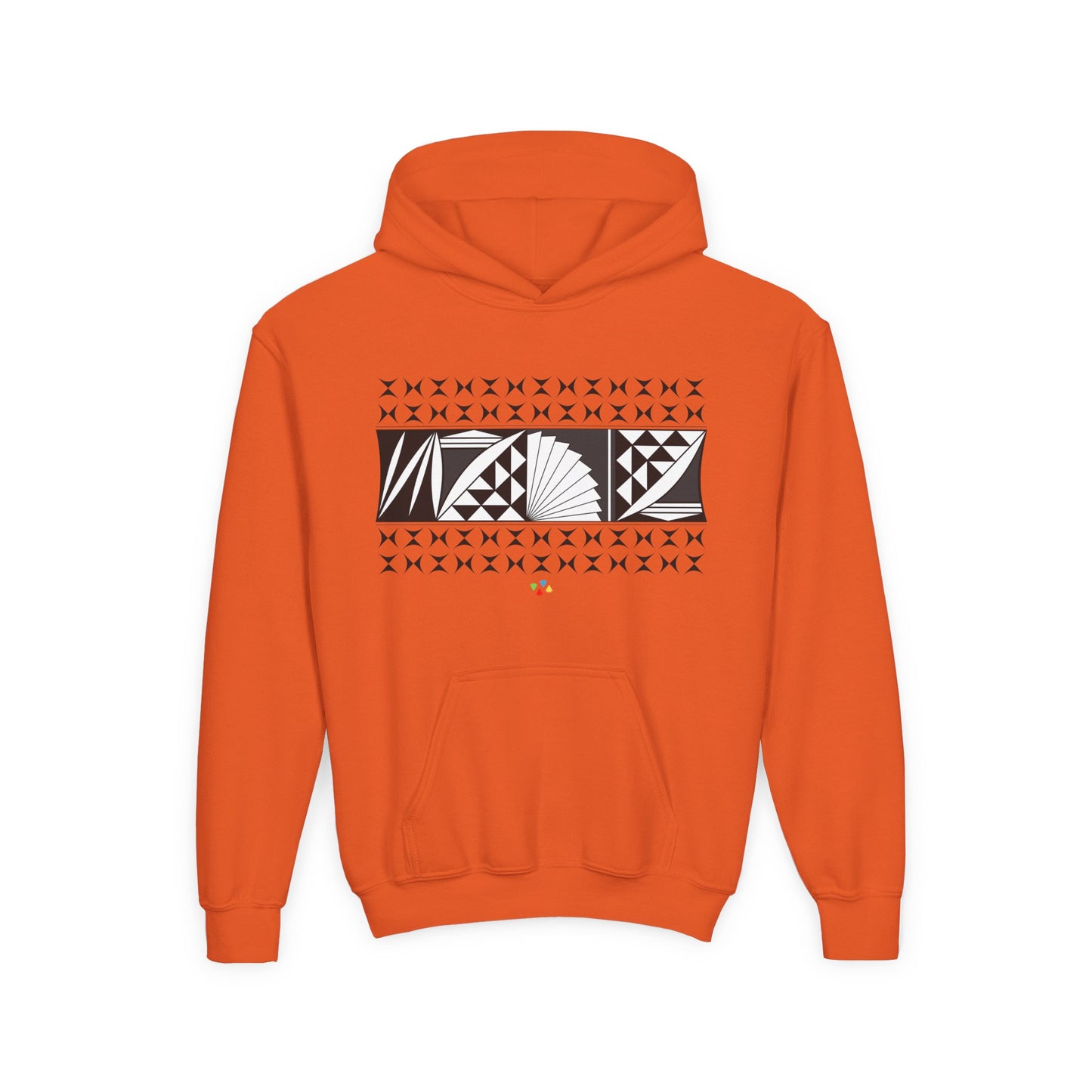 Charcoal Southwest Sunrise Youth Heavy Blend Hooded Sweatshirt