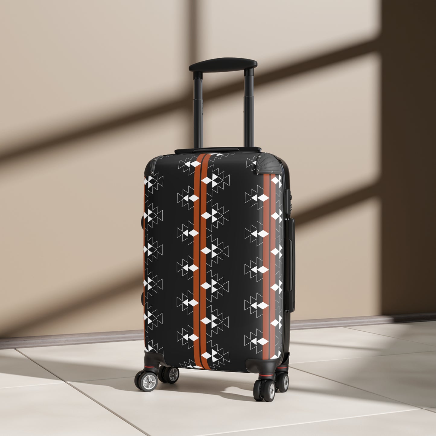 Rust Native Woven Stories Suitcases