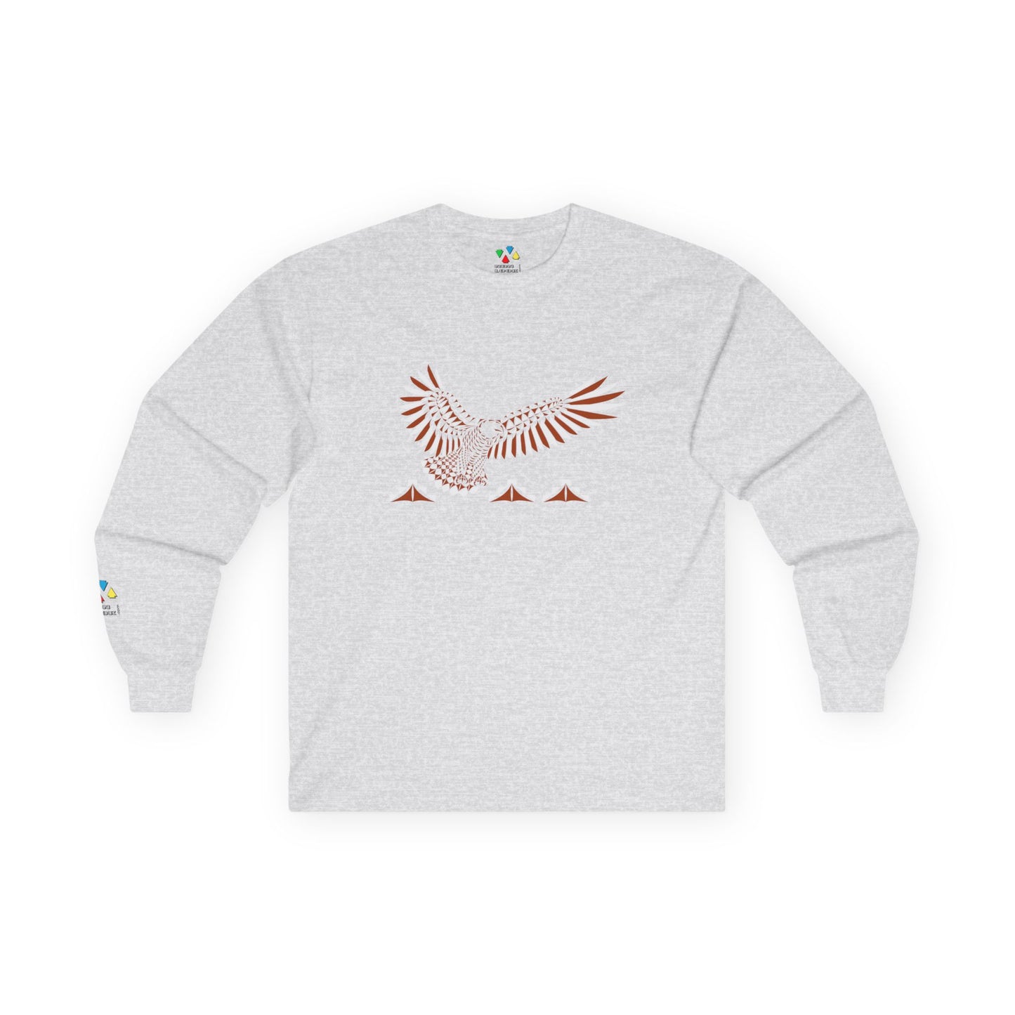 Soaring Eagle in Rust Unisex Long Sleeve Tee