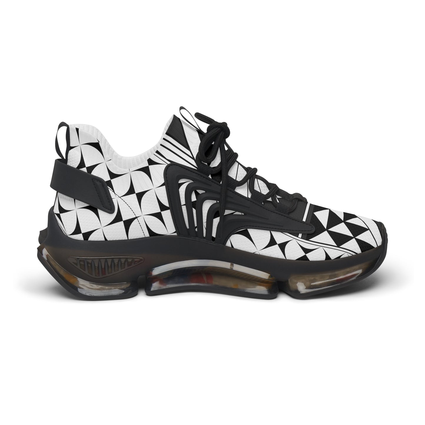 Southwest Sunrise in Charcoal Women's Mesh Sneakers