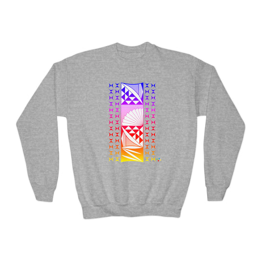 Rainbow Sunrise Youth Crewneck Sweatshirt