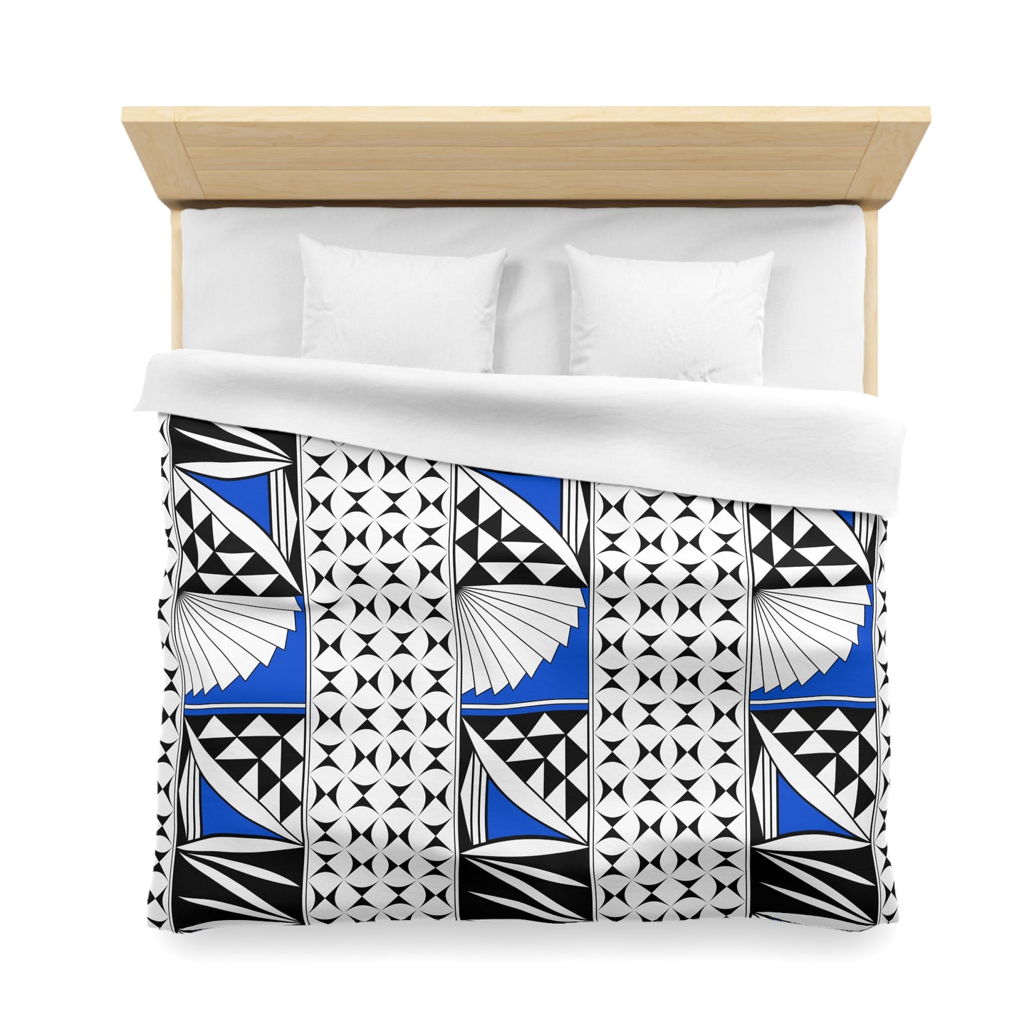 Southwest Sunrise in Blue Microfiber Duvet Cover