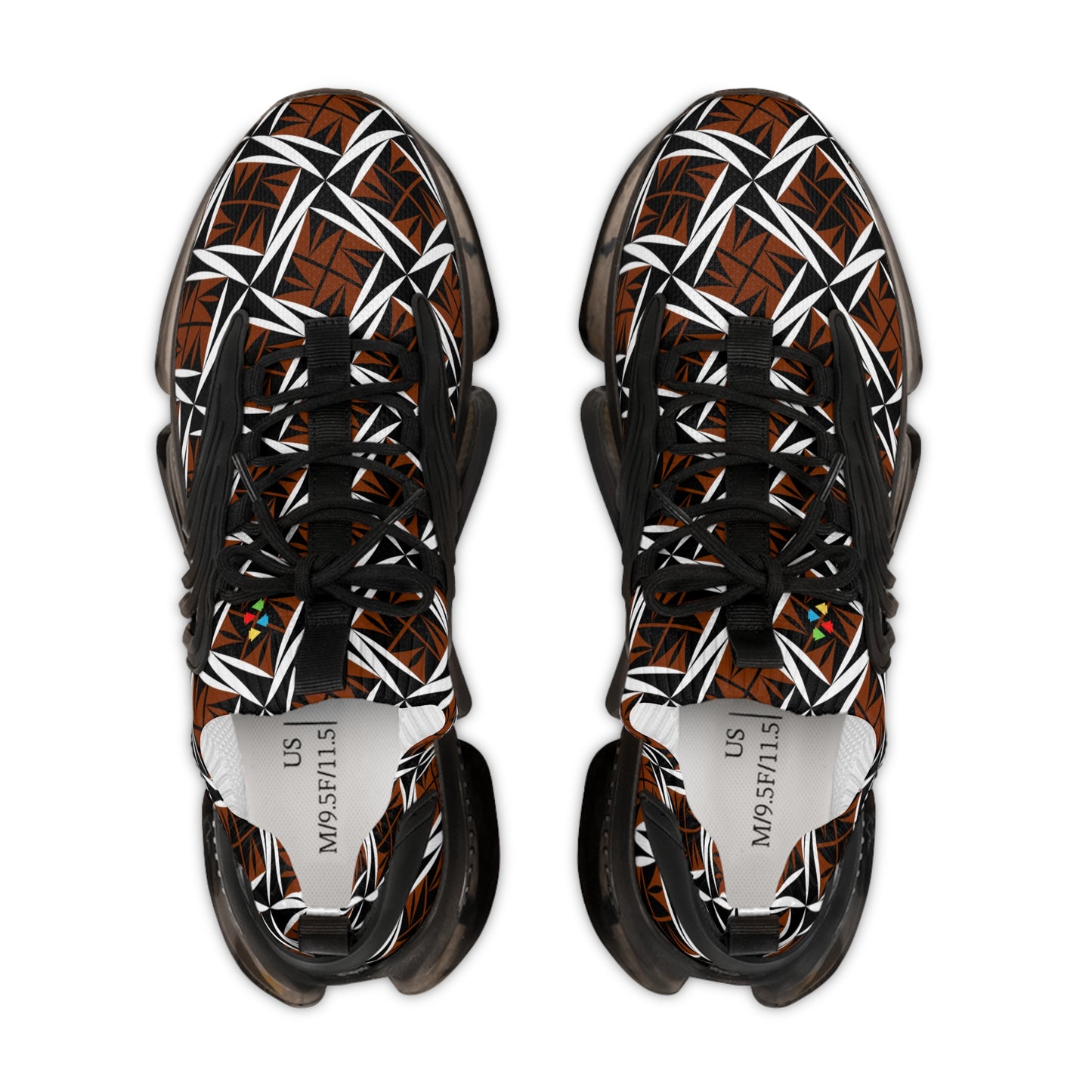 Sacred Winds in Rust Men's Mesh Sneakers
