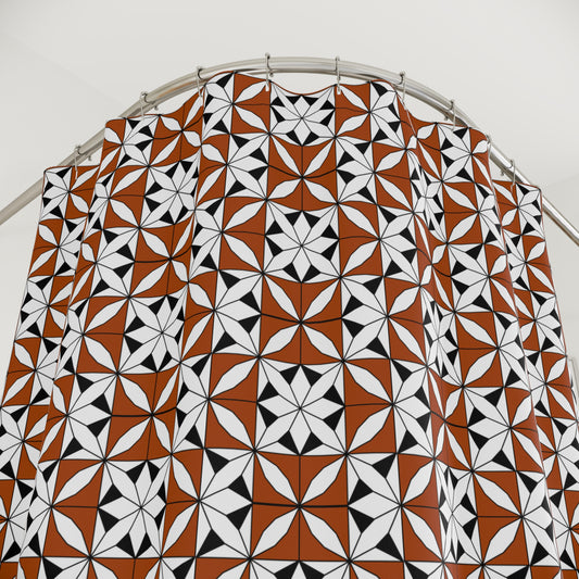 Southwest Native Snowflake Shower Curtains