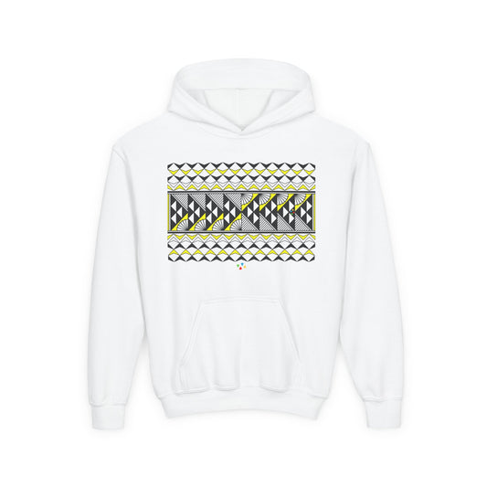 Yellow Rain and Sun Youth Heavy Blend Hooded Sweatshirt