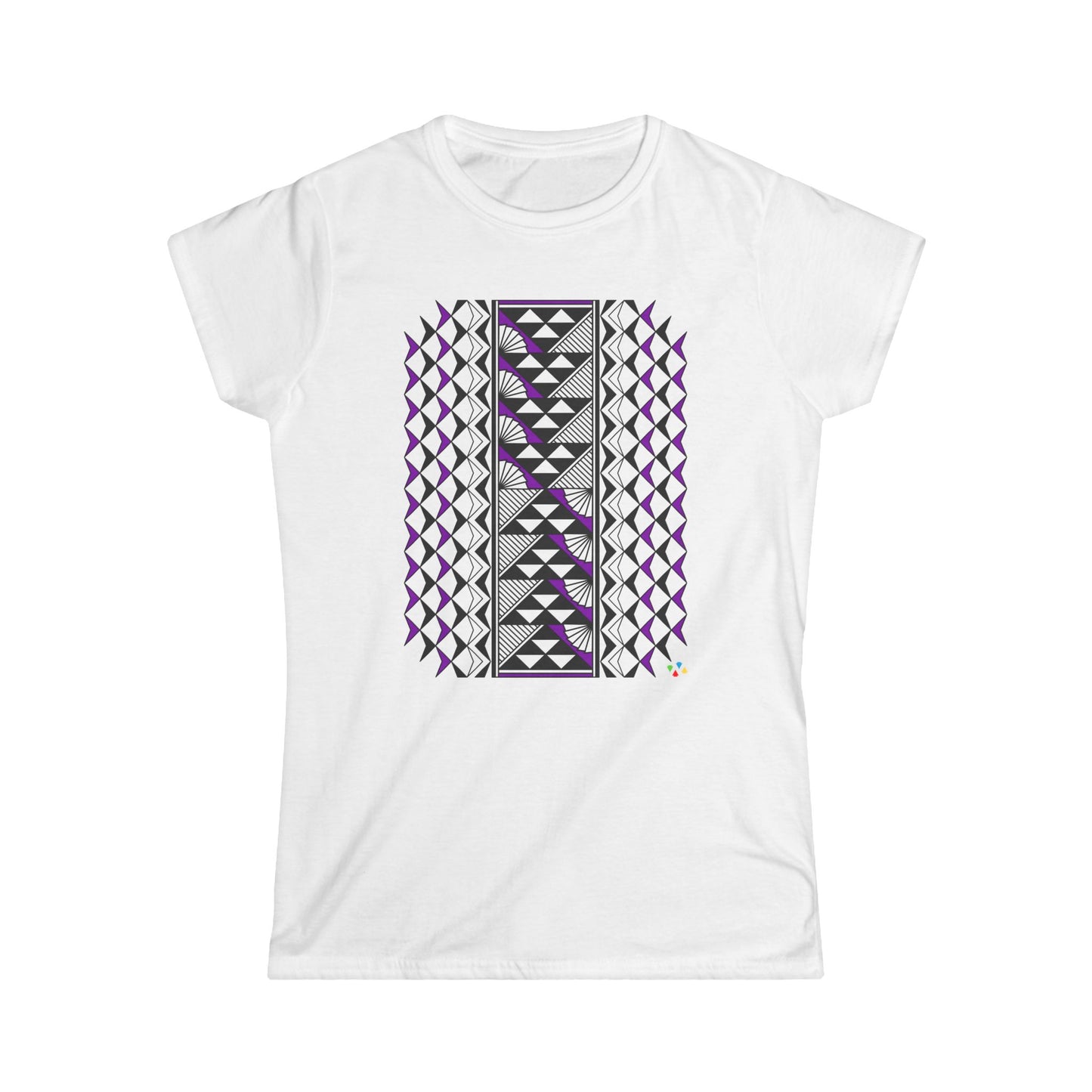 Purple Southwest Sun and Rain Women's Softstyle Tee