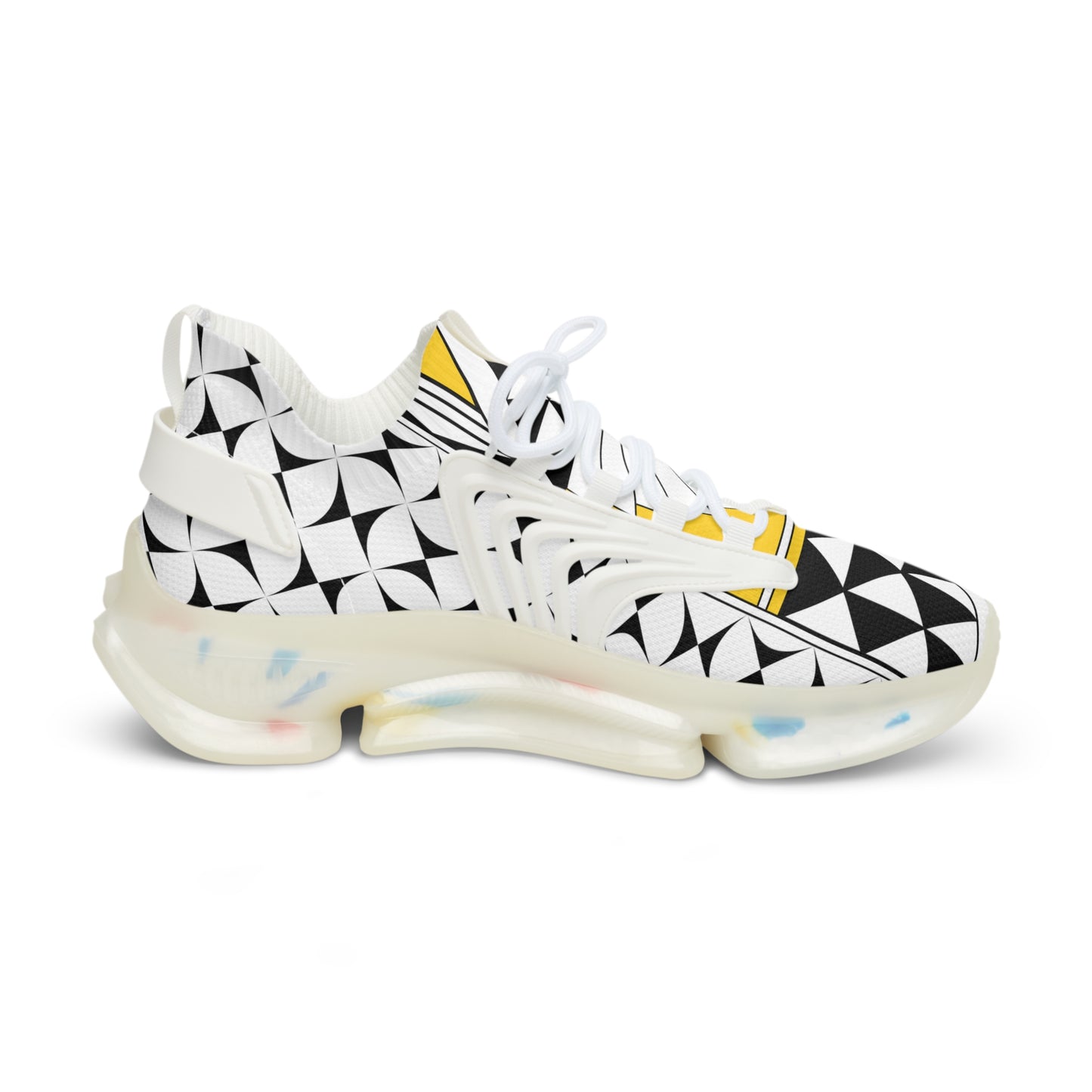 Southwest Sunrise in Yellow Men's Mesh Sneakers