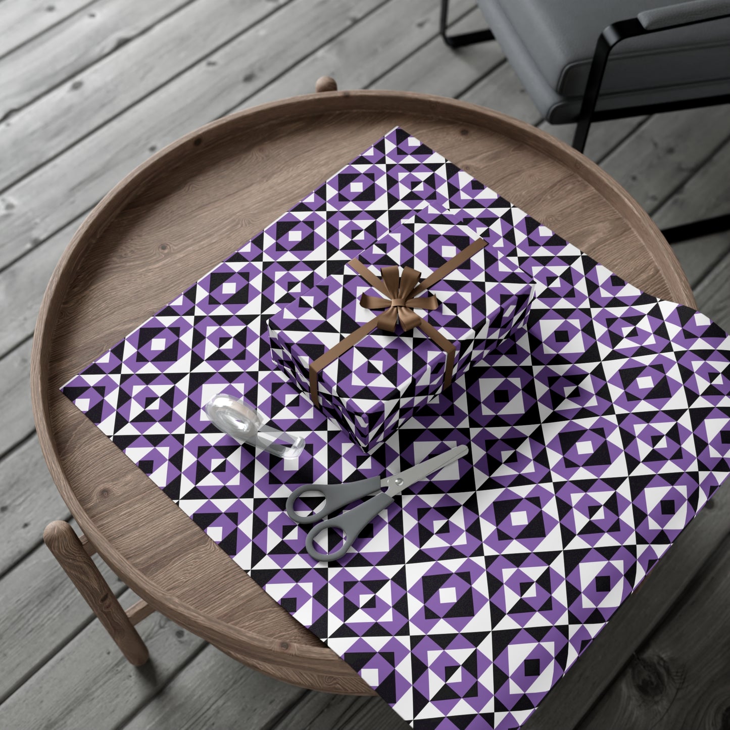 Light Purple Sacred Mountains Gift Wrap Papers