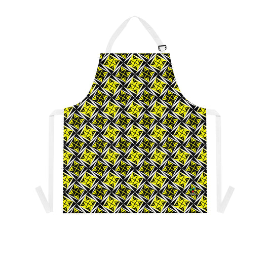 Sacred Winds in Yellow Two Pocket Apron
