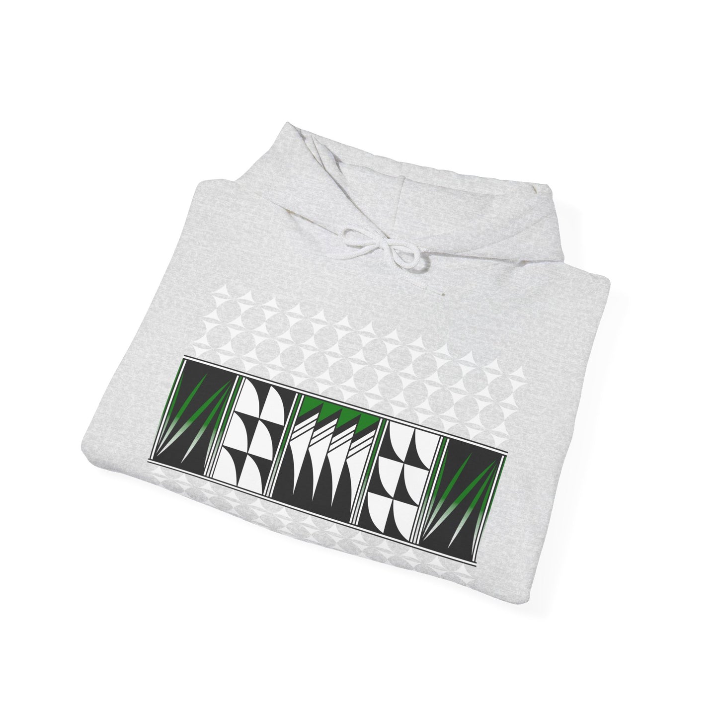 Blessed Feathers in Green Unisex Hoodie