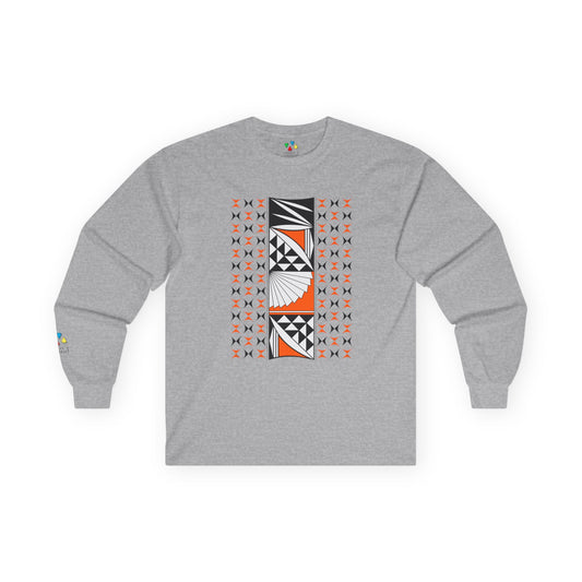 Southwest Sunrise in Orange Unisex Long Sleeve Tee