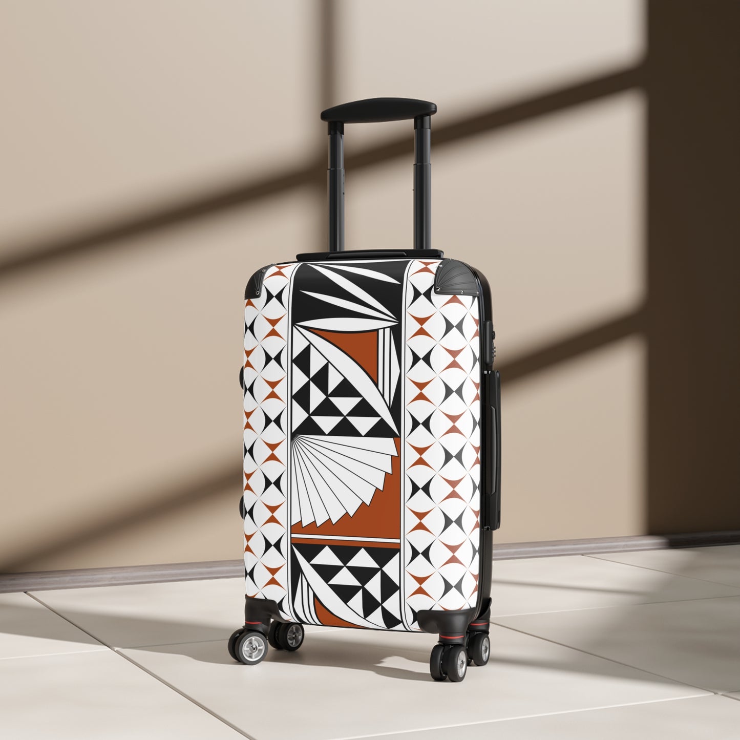 Rust Southwest Sunrise Suitcases