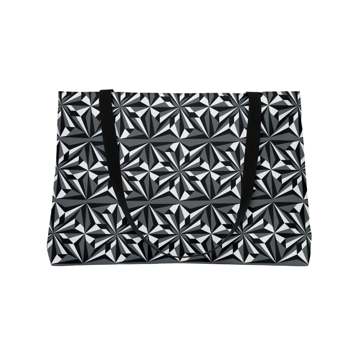 Gray Morning Star Weekender Tote Bag