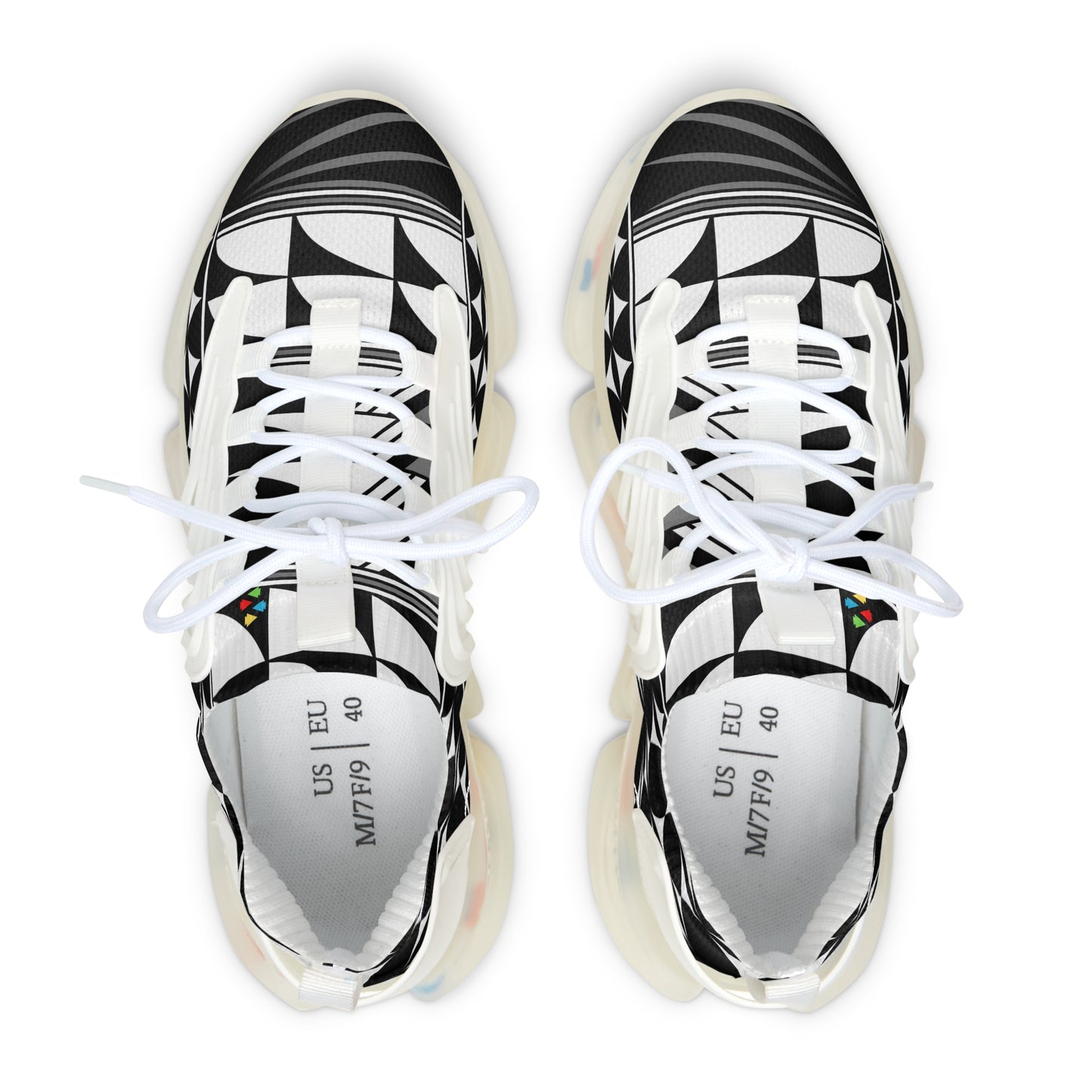 Feather Blessing in Gray Women's Mesh Sneakers