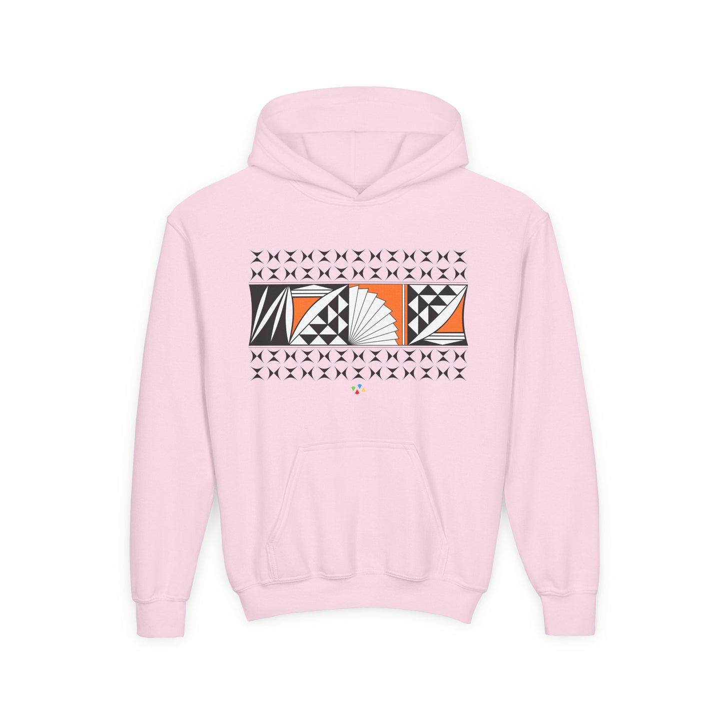 Orange Southwest Sunrise Youth Heavy Blend Hooded Sweatshirt