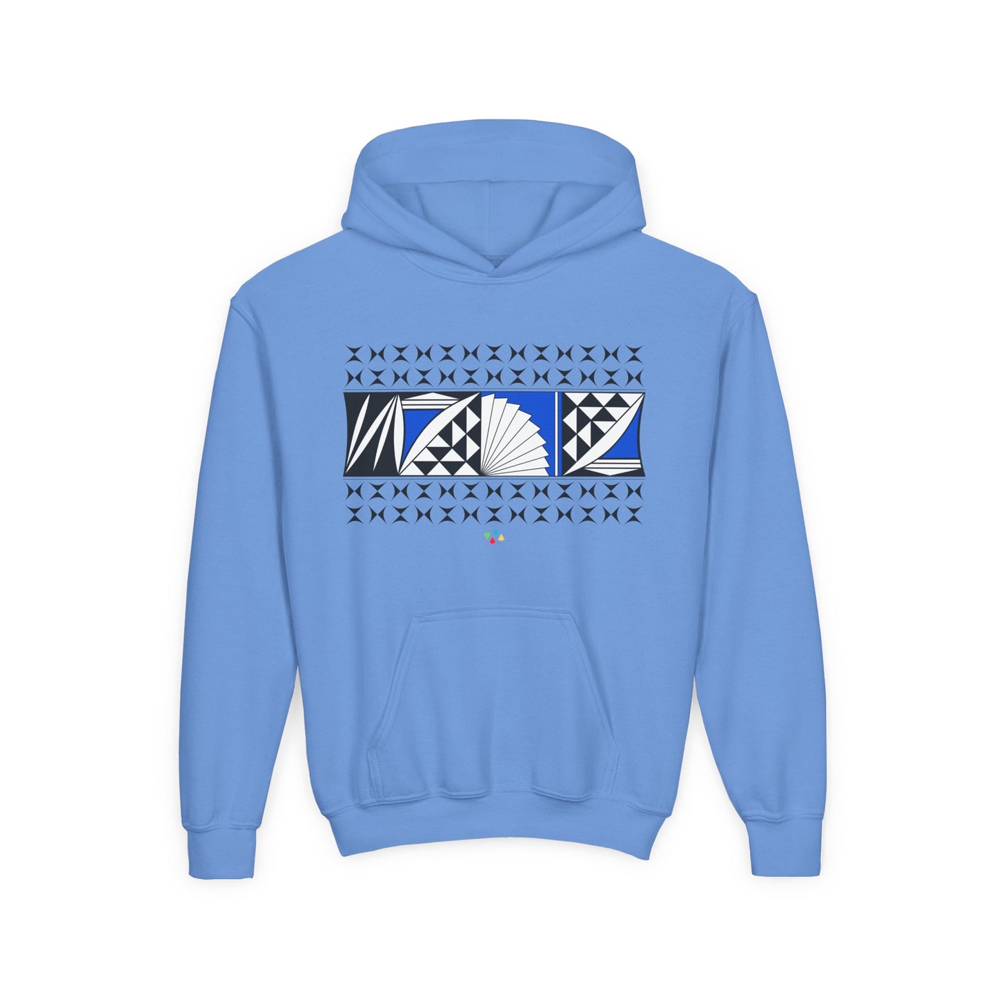 Blue Southwest Sunrise Youth Heavy Blend Hooded Sweatshirt