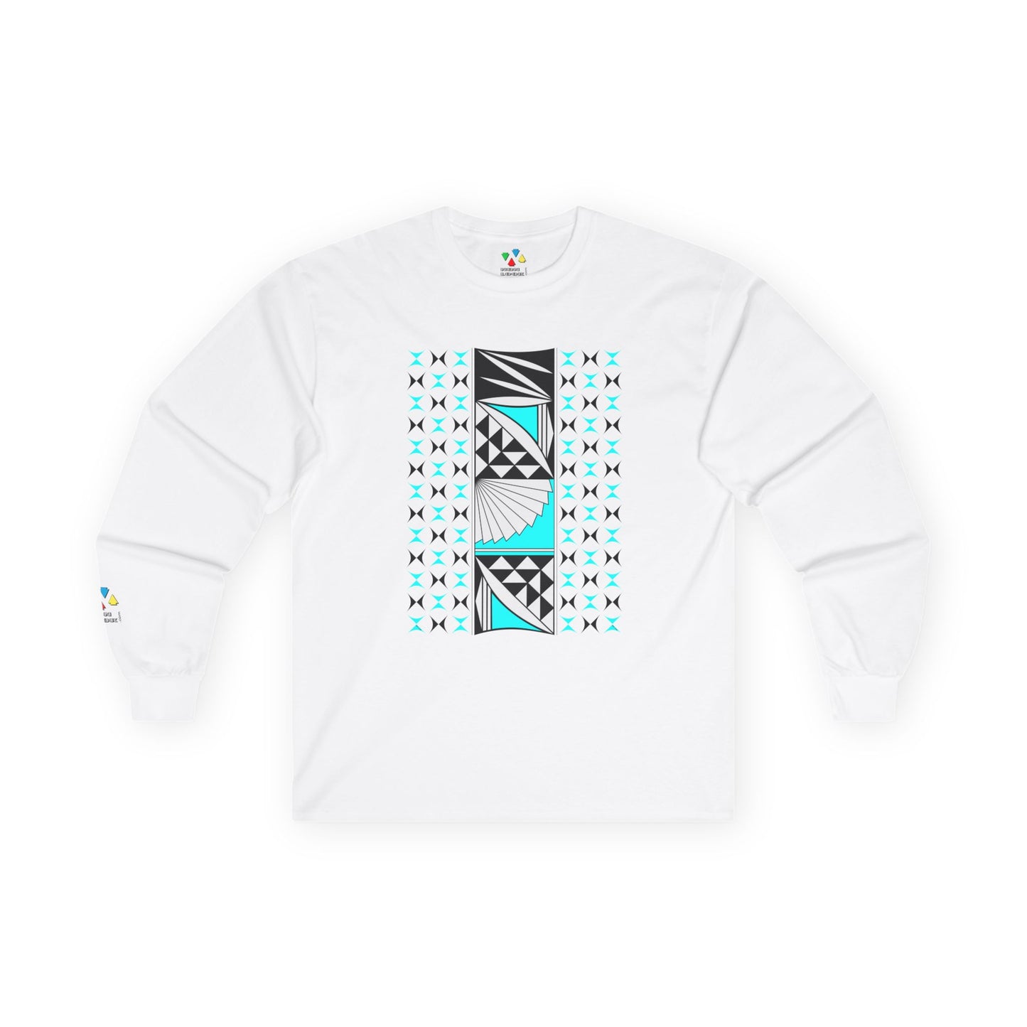 Southwest Sunrise in Turquoise Unisex Long Sleeve Tee