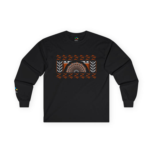 Southwest Sunset in Rust Unisex Long Sleeve Tee