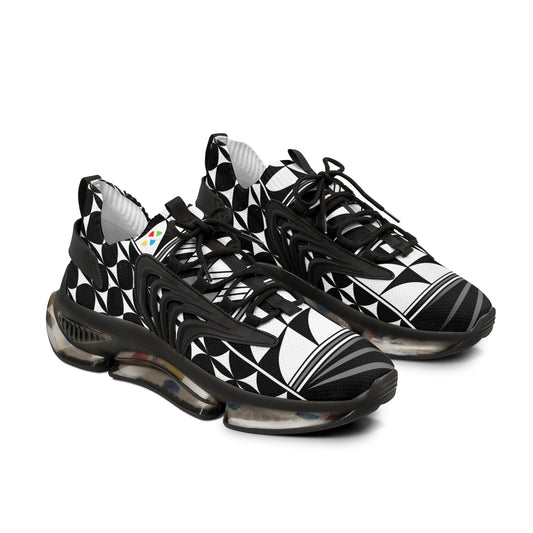 Feather Blessing in Charcoal Men's Mesh Sneakers