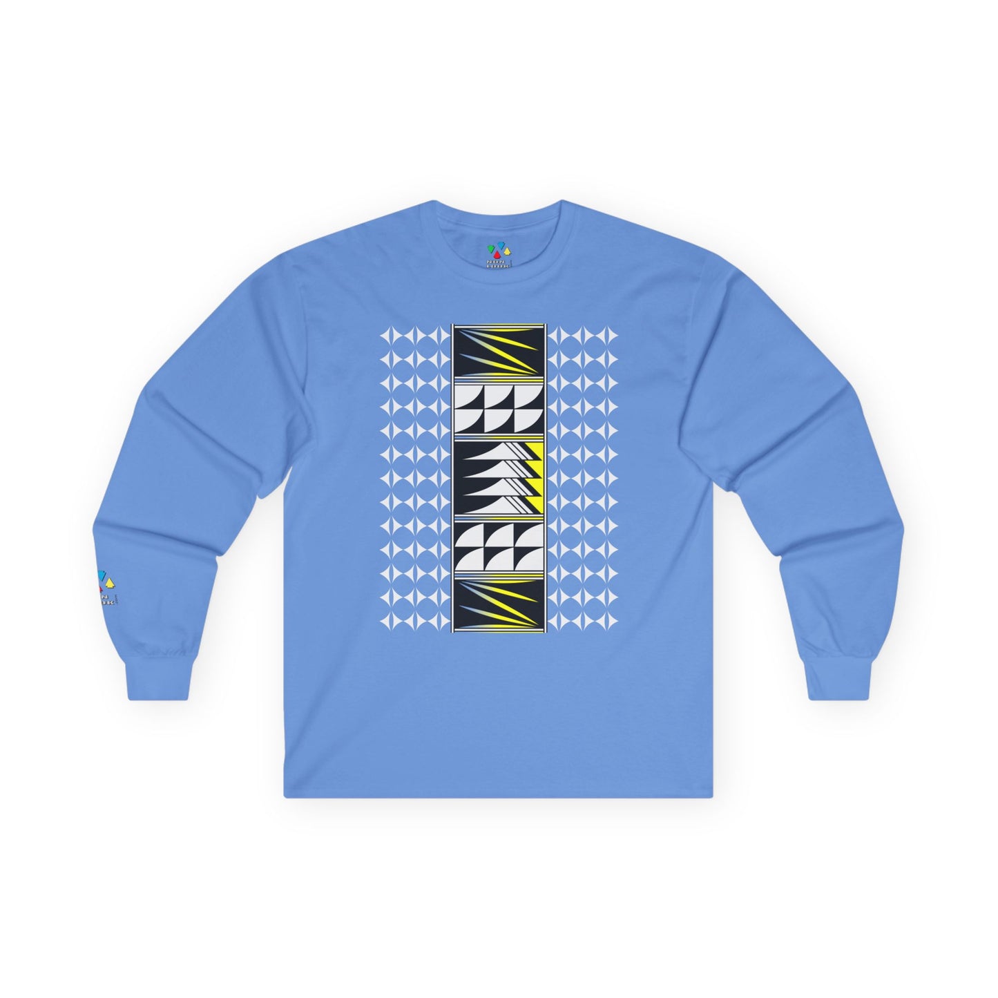 Feather Blessings in Yellow Unisex Long Sleeve Tee