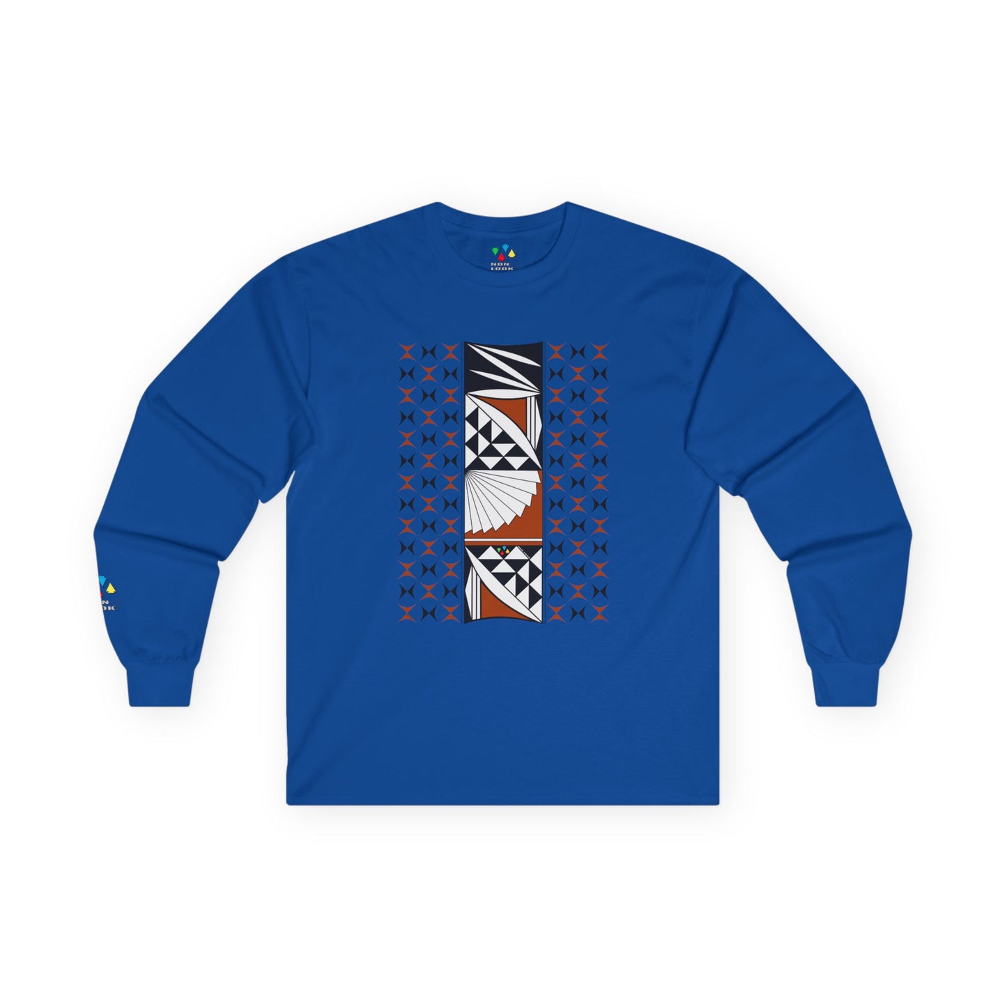Southwest Sunrise in Rust Unisex Long Sleeve Tee