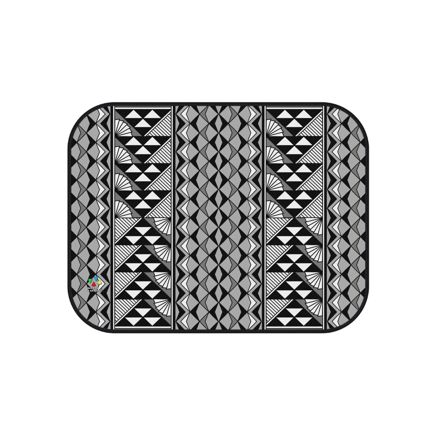 Sun and Rain in Gray Car Mats (Set of 4)