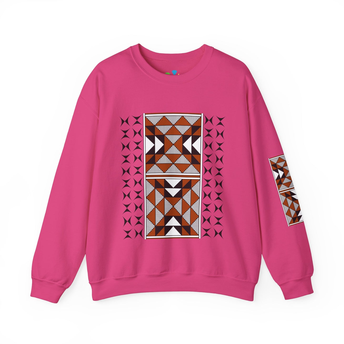 Sacred Mountains in Rust Unisex Sweatshirt