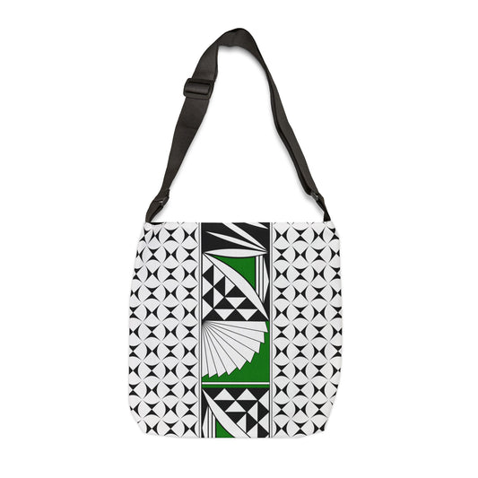 Green Southwest Sunrise Adjustable Tote Bag
