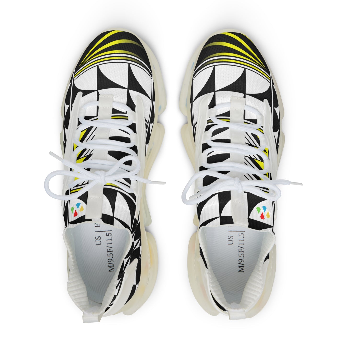 Feather Blessing in Gray Men's Mesh Sneakers