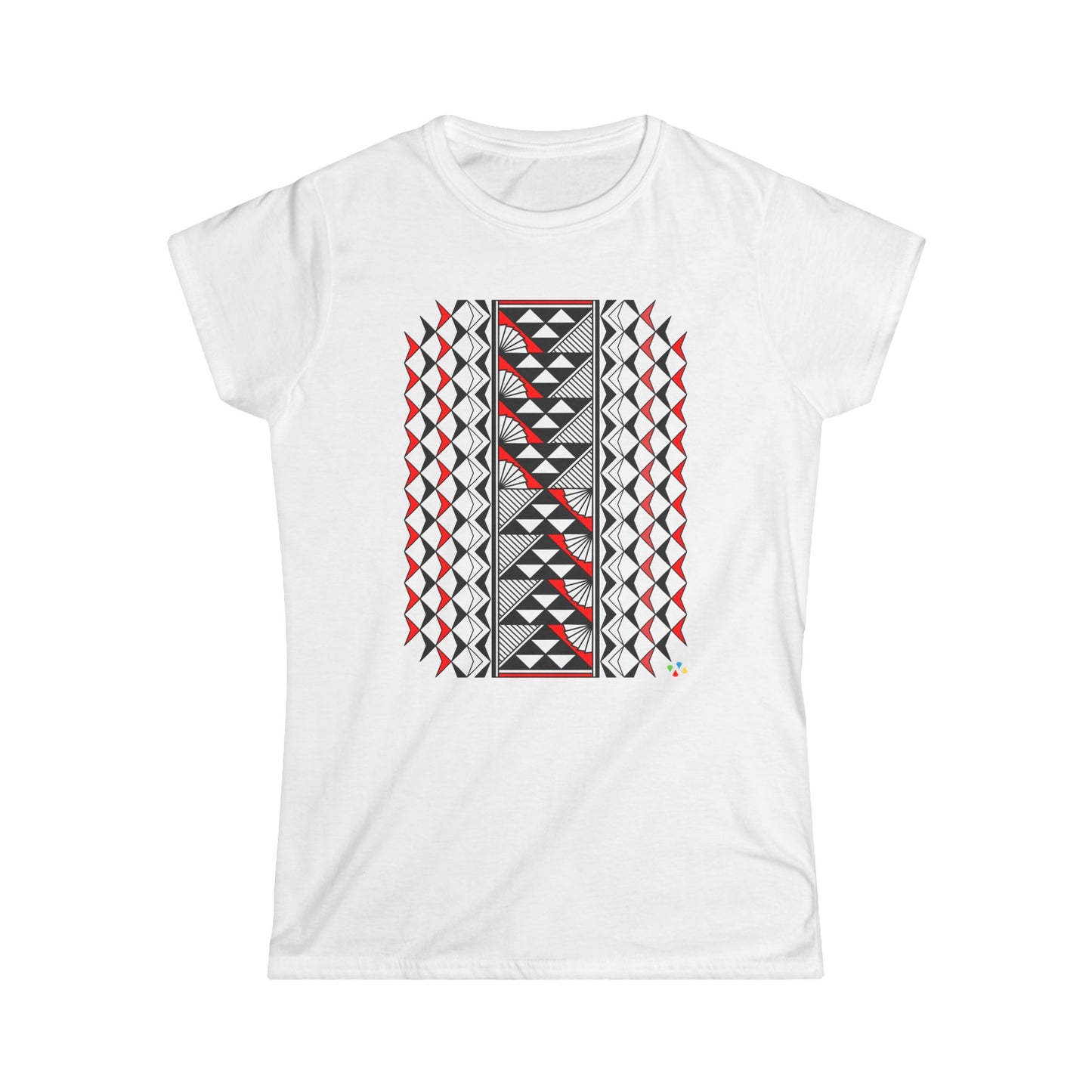 Red Southwest Sun and Rain Women's Softstyle Tee