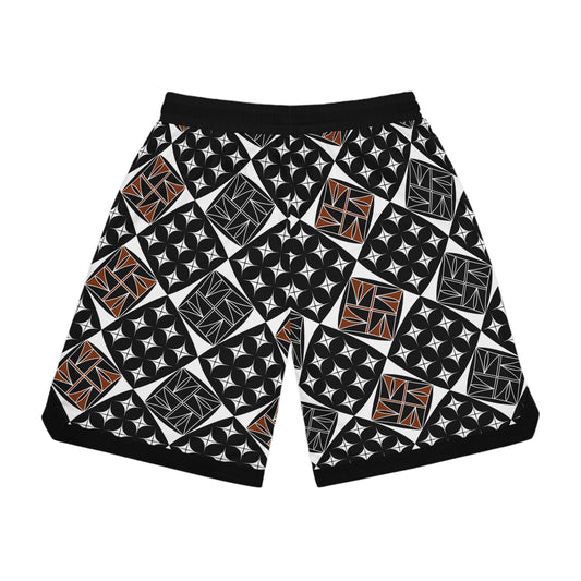 Sacred Universe in Black Basketball Rib Shorts