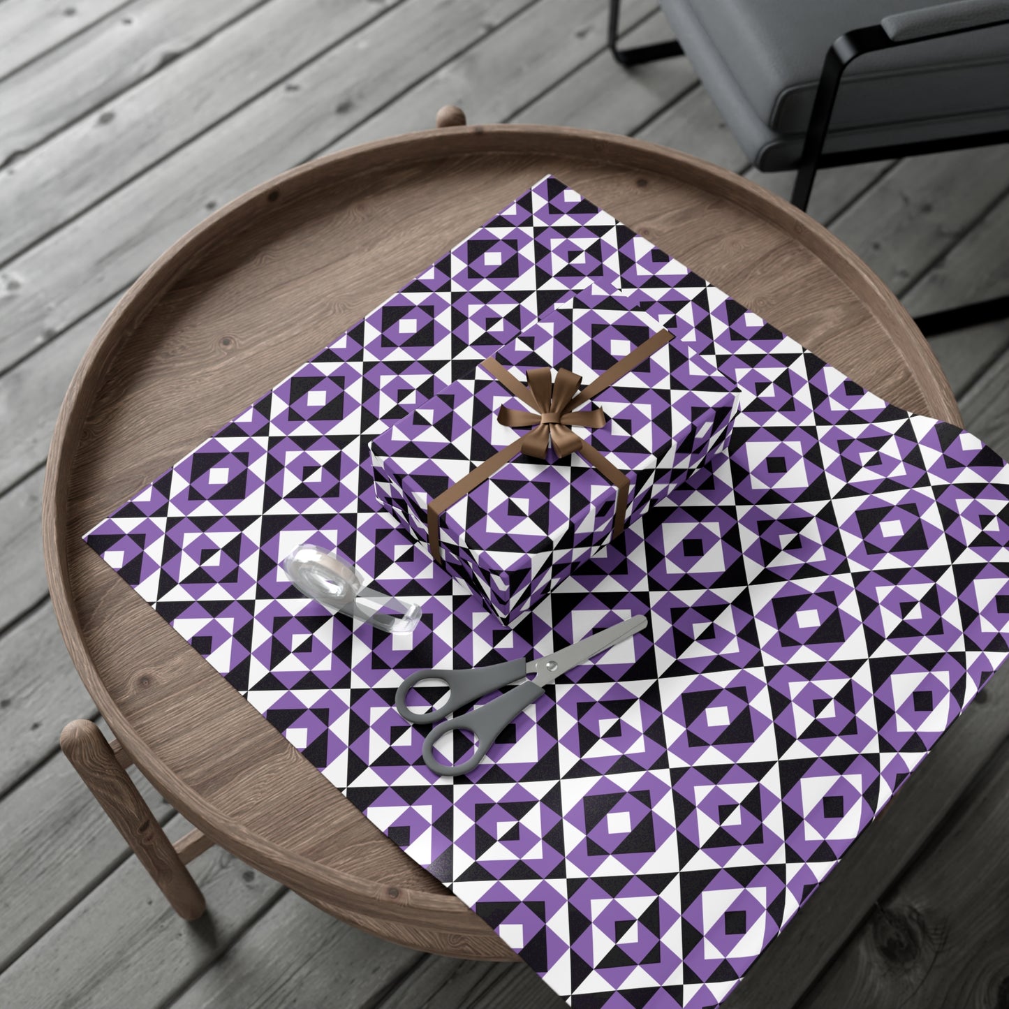 Light Purple Sacred Mountains Gift Wrap Papers