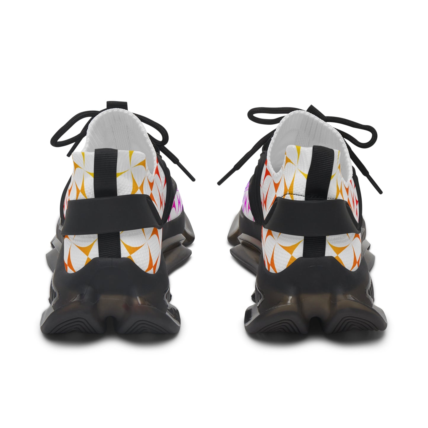 Rainbow Sunrise Women's Mesh Sneakers