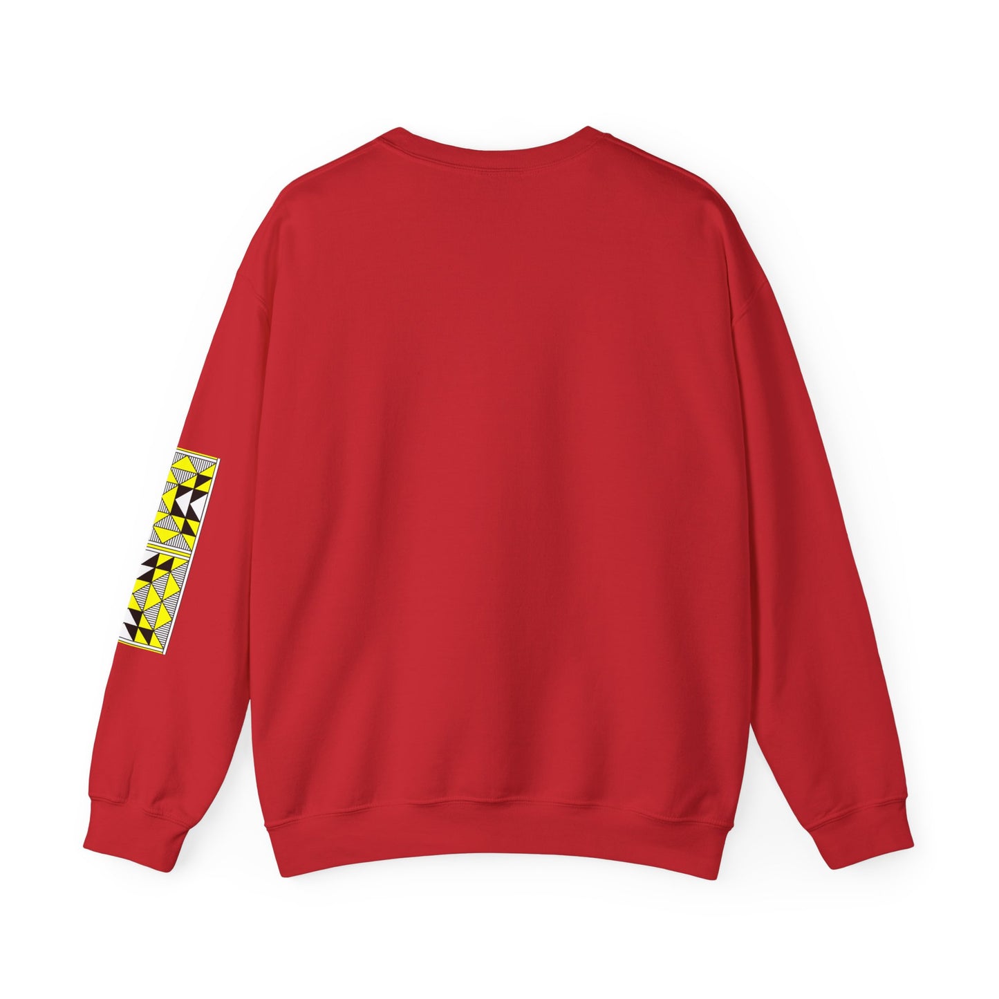 Sacred Mountains in Yellow Unisex Sweatshirt