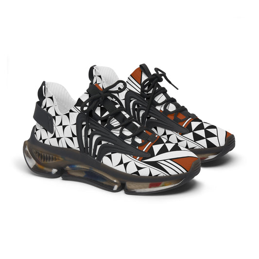 Southwest Sunrise in Rust Women's Mesh Sneakers