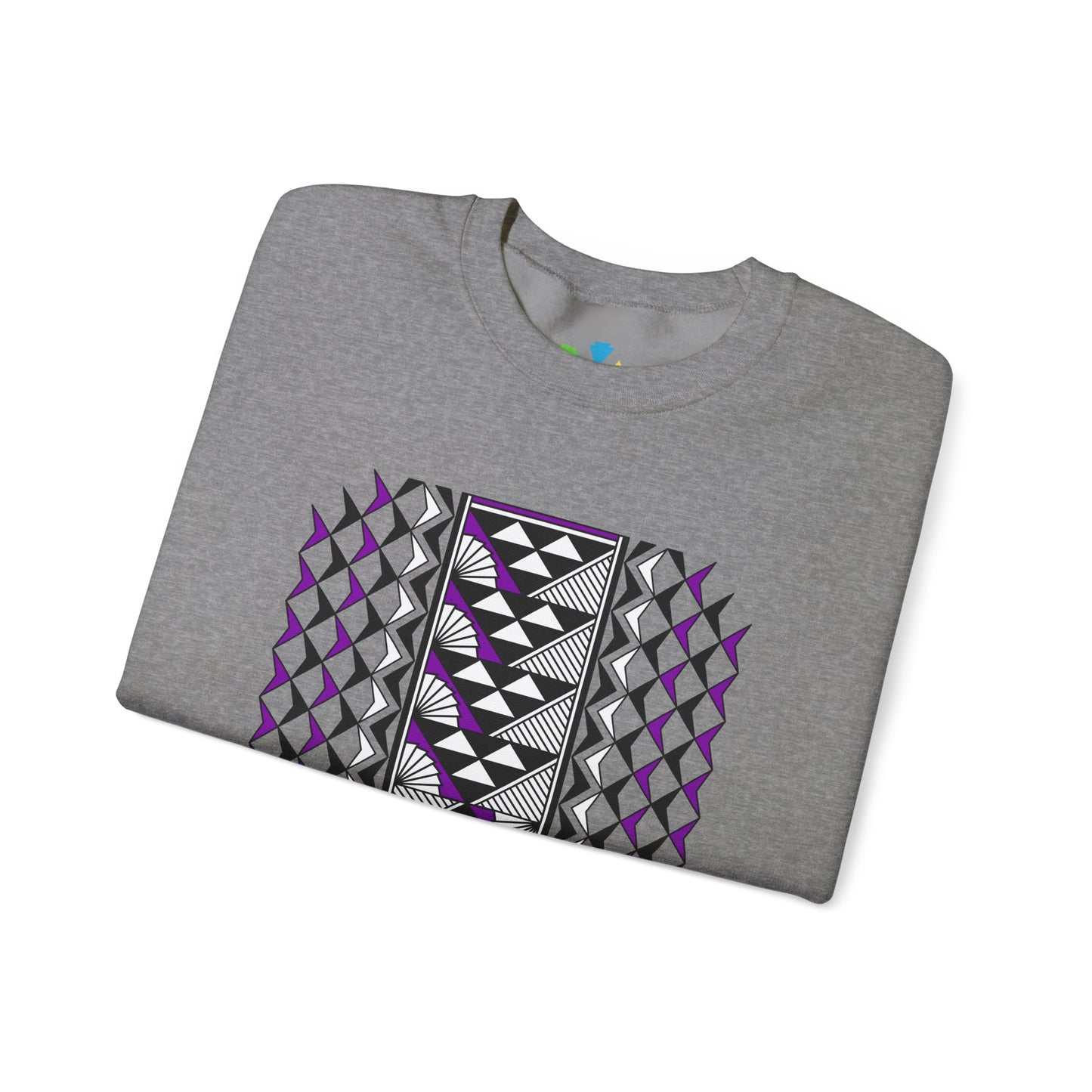 Sun and Rain in Purple Unisex Sweatshirt