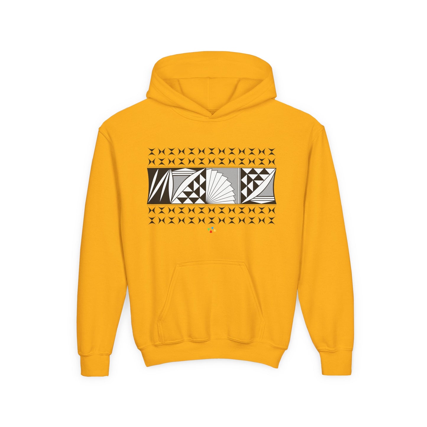 Gray Southwest Sunrise Youth Heavy Blend Hooded Sweatshirt
