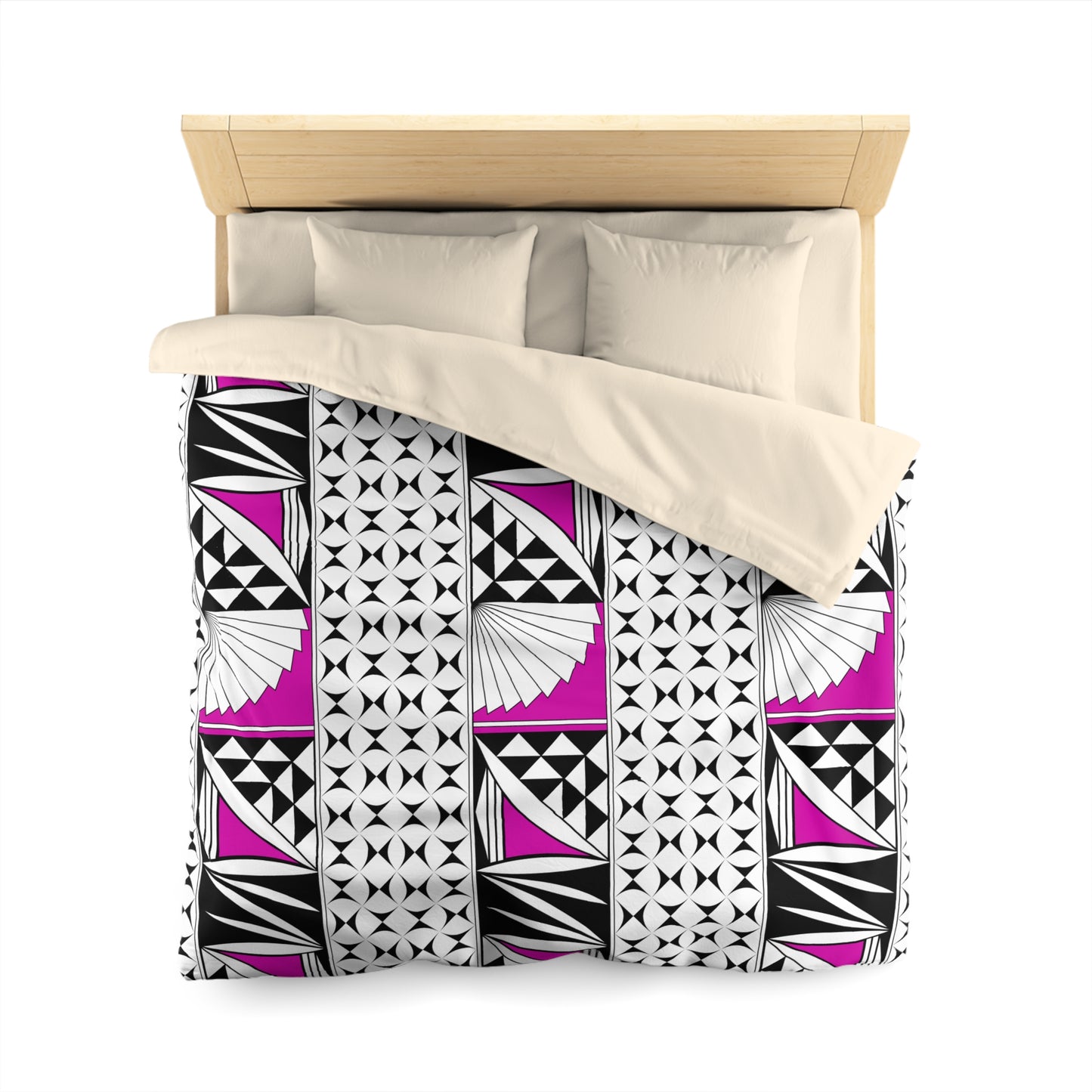 Southwest Sunrise in Pink Microfiber Duvet Cover