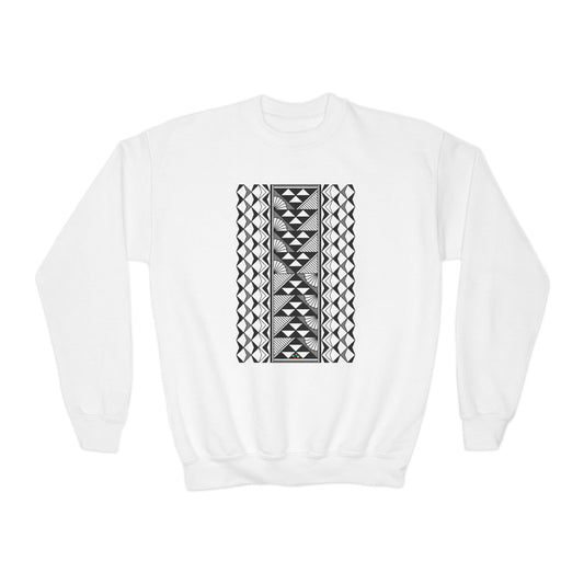 Rain and Sun in Gray Youth Crewneck Sweatshirt