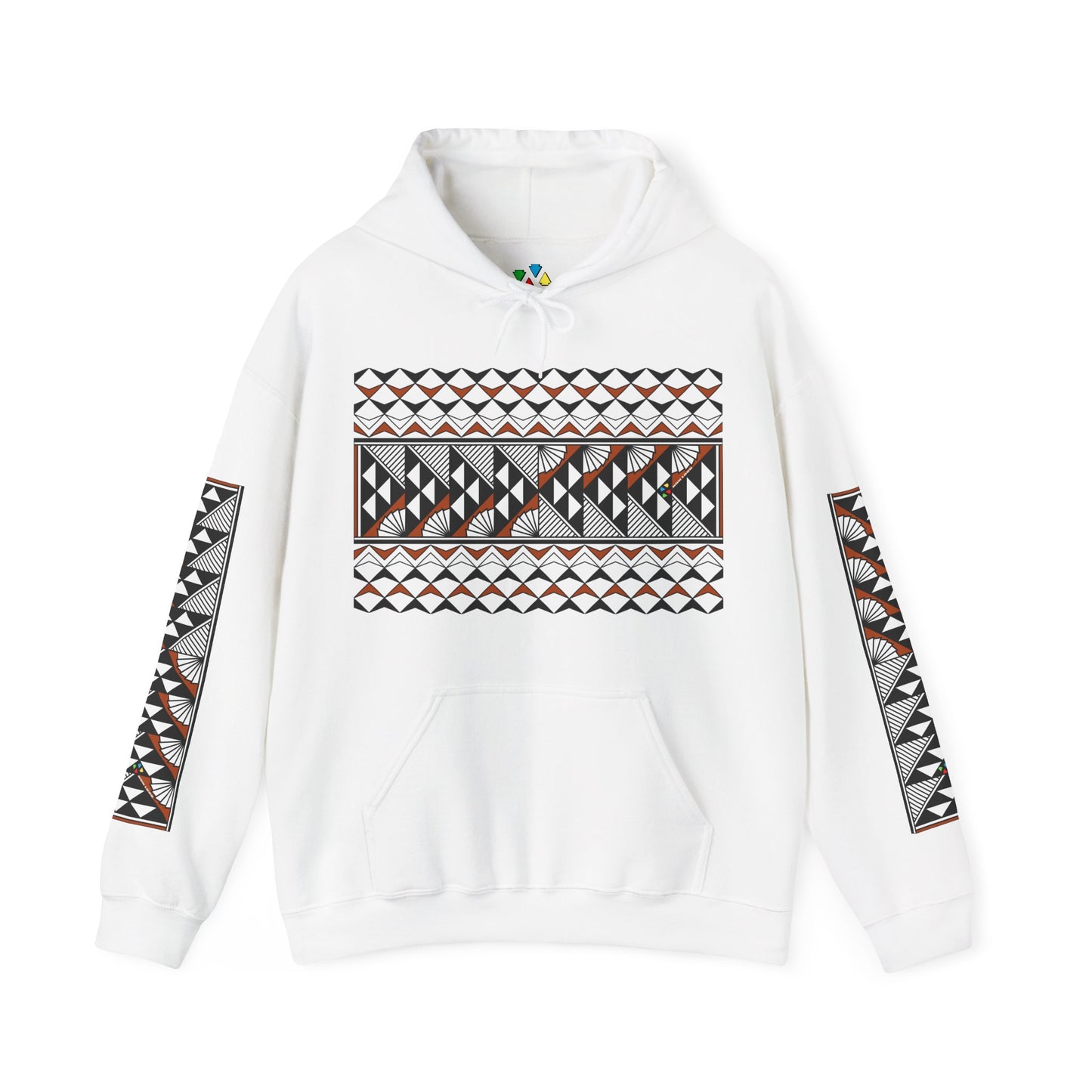 Sun and Rain in Rust Unisex Hoodie