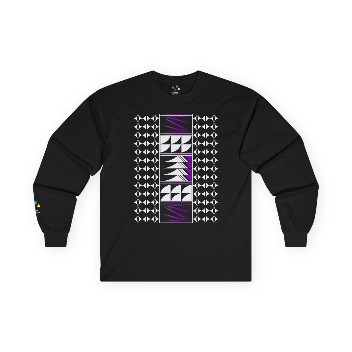 Feather Blessings in Purple Unisex Long Sleeve Tee
